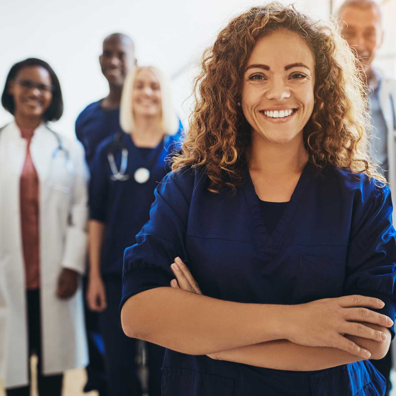 A hospice care team